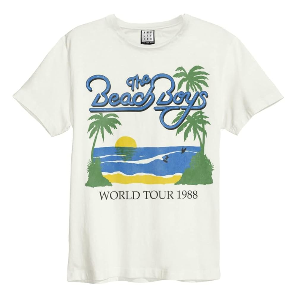 ビーチボーイズ The Beachboys Smile Tシャツ 新品未使用 ビーチ・ボーイズ / スマイル・ロゴ (6.2オンス プレミアム T